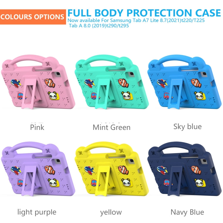 For Samsung Galaxy Tab A7 Lite 8.7 2021 T220/T225 Handle Kickstand Children EVA Shockproof Tablet Case