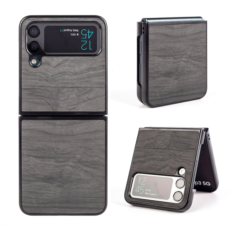 For Samsung Galaxy Z Flip4 Wood Grain Phone Case