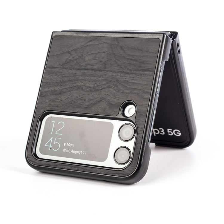 For Samsung Galaxy Z Flip4 Wood Grain Phone Case