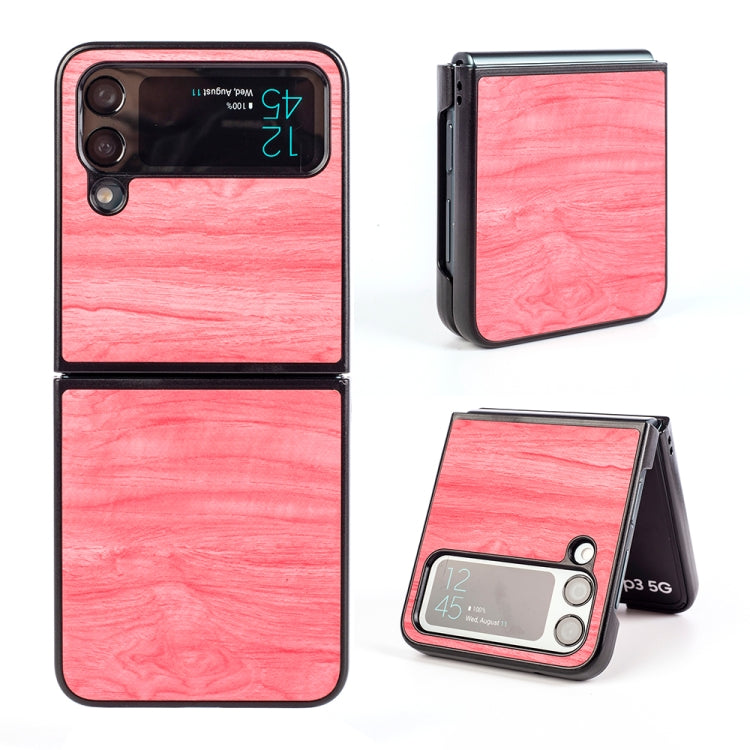 For Samsung Galaxy Z Flip4 Wood Grain Phone Case