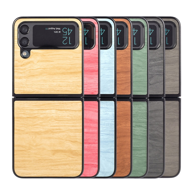 For Samsung Galaxy Z Flip4 Wood Grain Phone Case