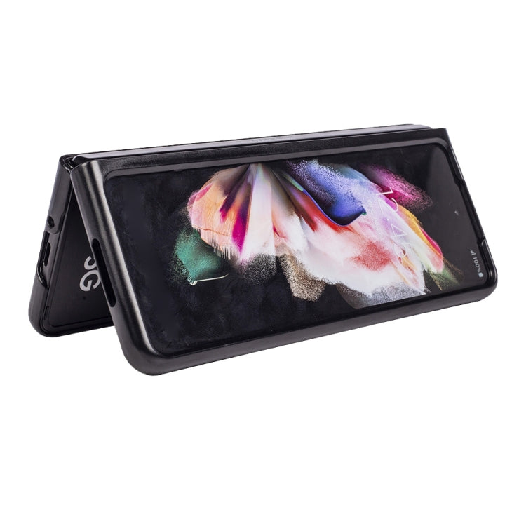 For Samsung Galaxy Z Fold4 Flower Butterfly Texture Folding Phone Case