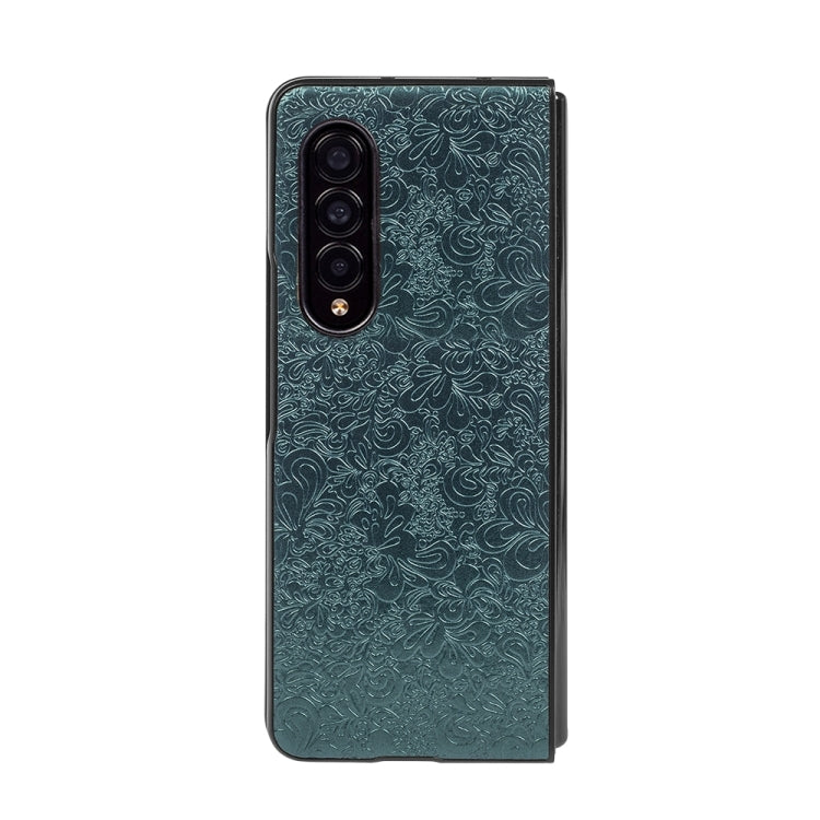For Samsung Galaxy Z Fold4 Flower Butterfly Texture Folding Phone Case