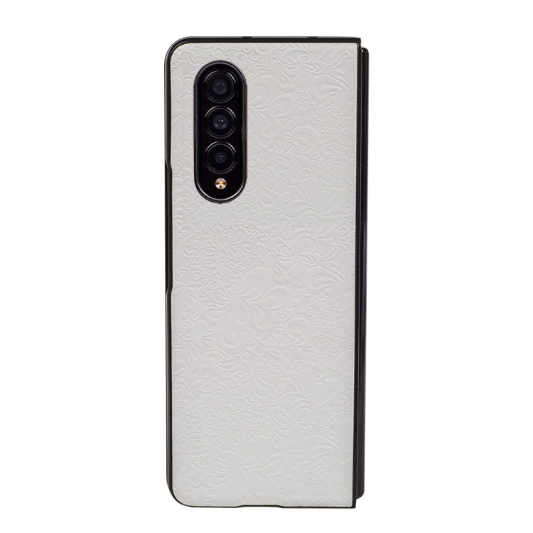 For Samsung Galaxy Z Fold4 Flower Butterfly Texture Folding Phone Case