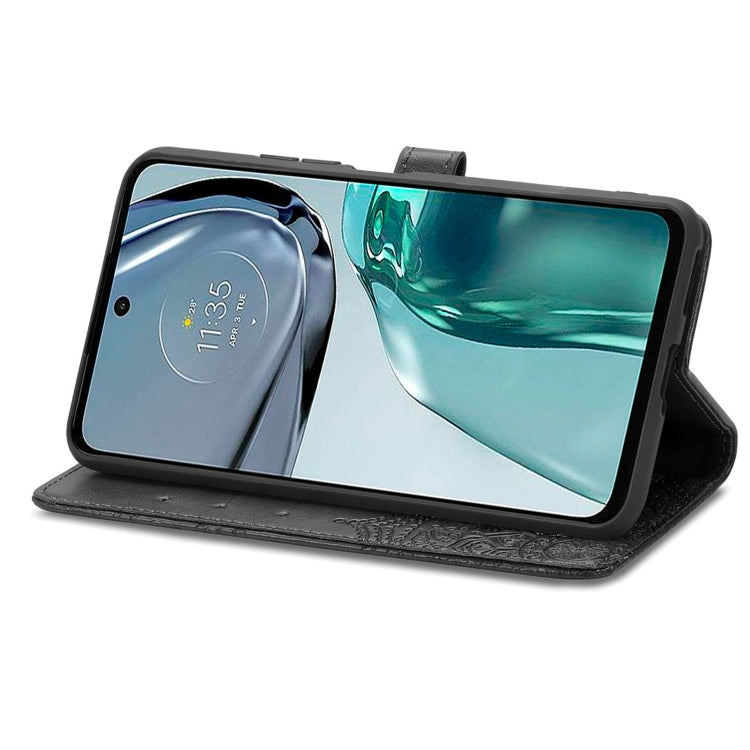 For Motorola Moto G62 Mandala Flower Embossed Leather Phone Case