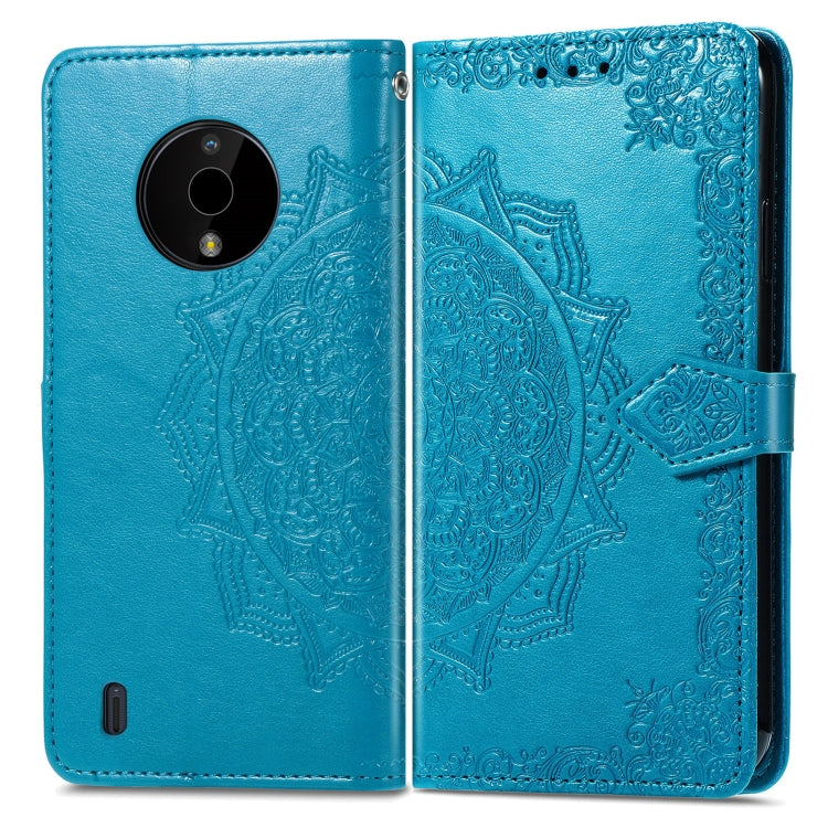 For Nokia C200 Mandala Flower Embossed Leather Phone Case