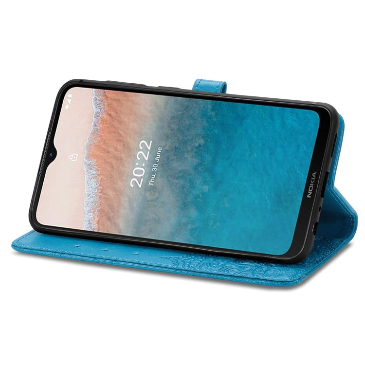 For Nokia C200 Mandala Flower Embossed Leather Phone Case