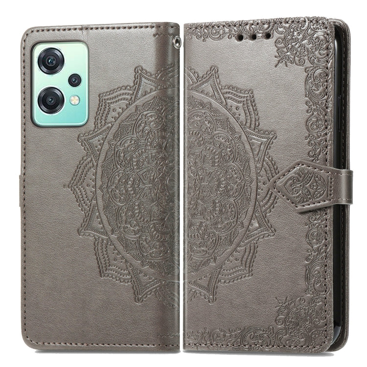 For OnePlus Nord CE 2 Lite 5G Mandala Flower Embossed Leather Phone Case