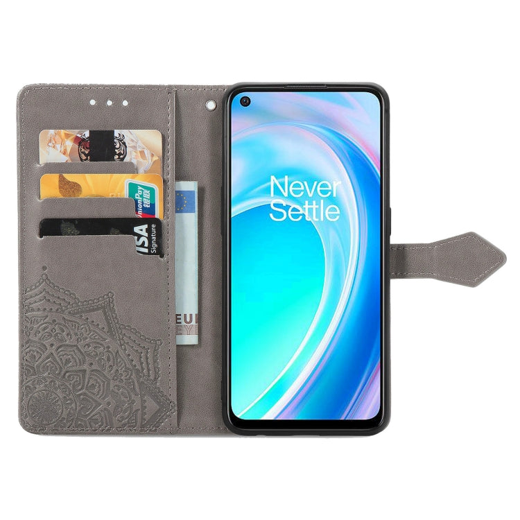 For OnePlus Nord CE 2 Lite 5G Mandala Flower Embossed Leather Phone Case