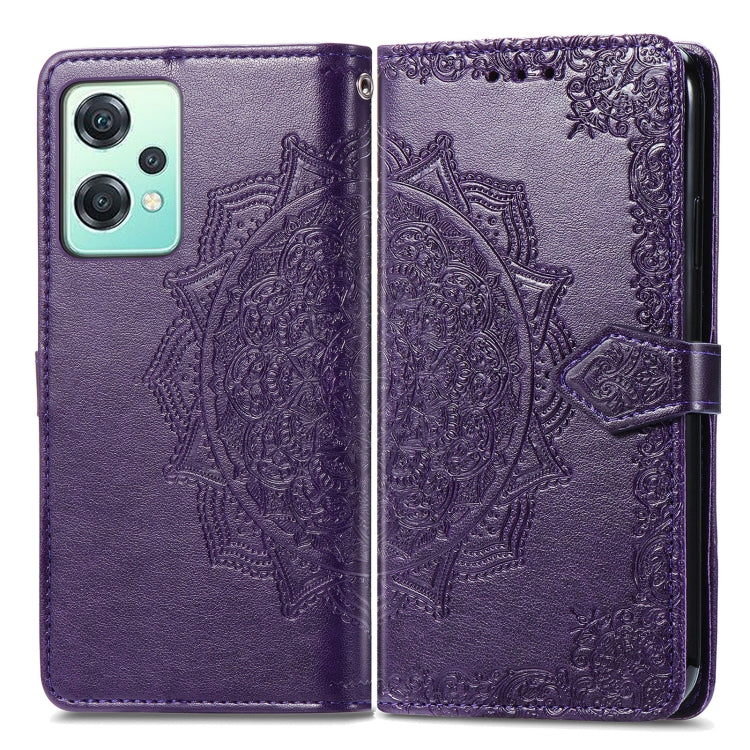 For OnePlus Nord CE 2 Lite 5G Mandala Flower Embossed Leather Phone Case