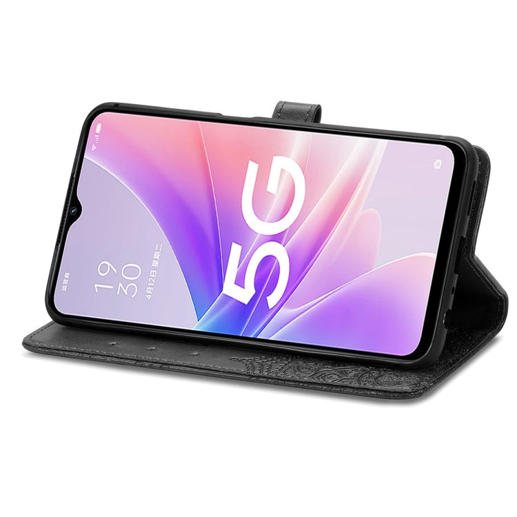 For OPPO A57 5G Mandala Flower Embossed Leather Phone Case