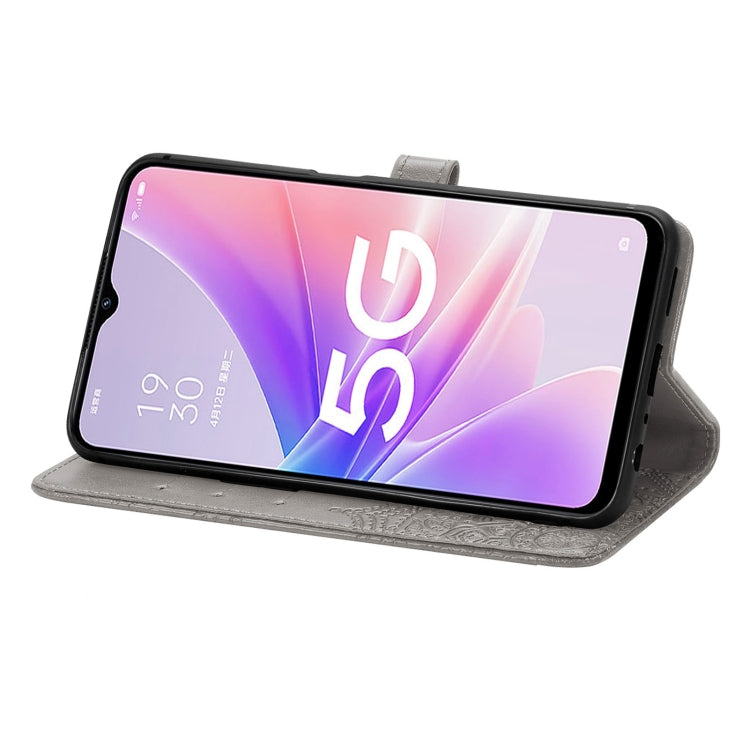 For OPPO A57 5G Mandala Flower Embossed Leather Phone Case