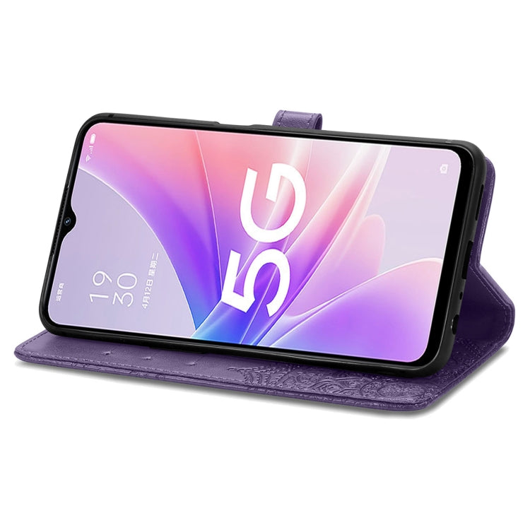 For OPPO A57 5G Mandala Flower Embossed Leather Phone Case