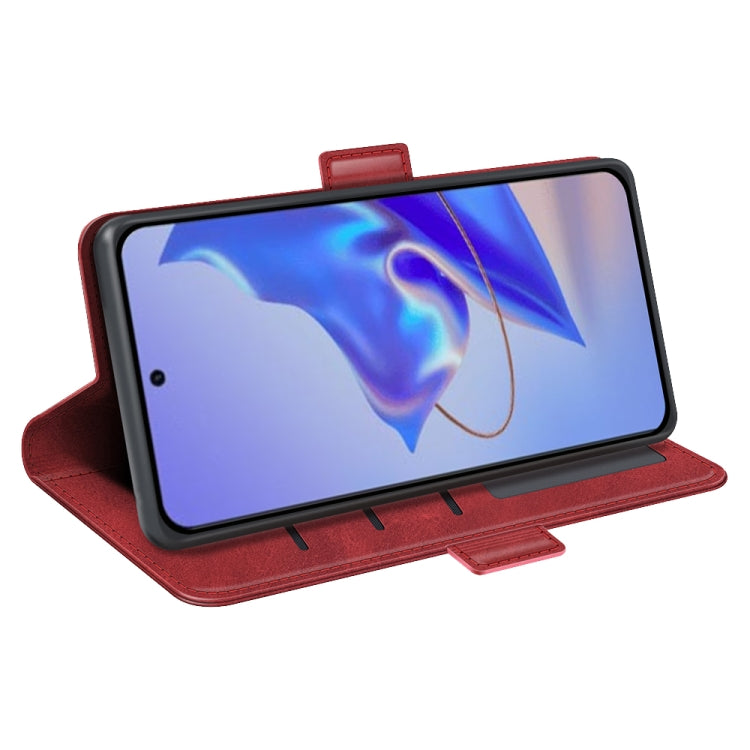 For ZTE V40 Pro Dual-side Magnetic Buckle Flip Leather Phone Case