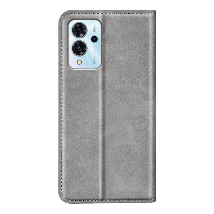 For ZTE Blade V40 Pro Retro-skin Magnetic Suction Leather Phone Case