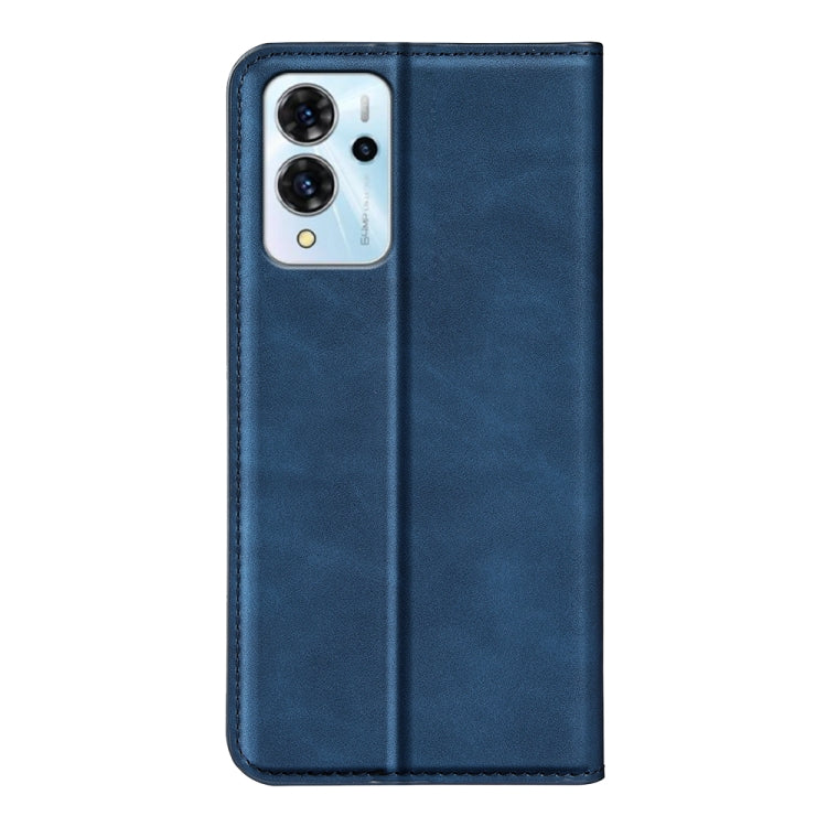 For ZTE Blade V40 Pro Retro-skin Magnetic Suction Leather Phone Case