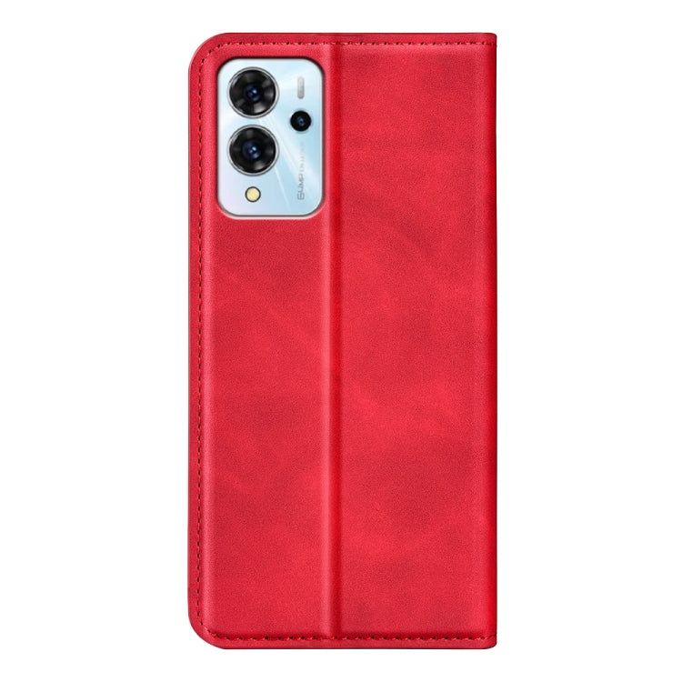 For ZTE Blade V40 Pro Retro-skin Magnetic Suction Leather Phone Case