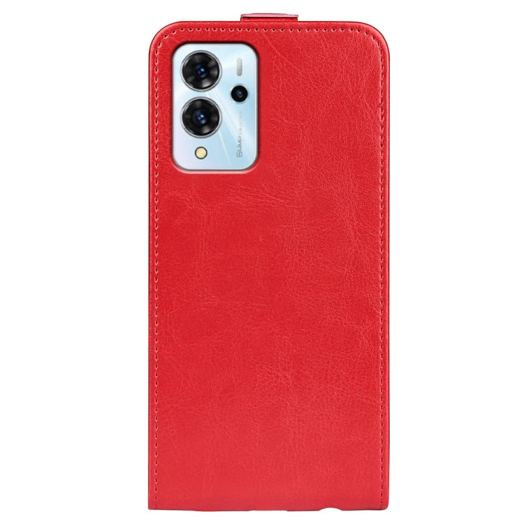 For ZTE Blade V40 Pro R64 Texture Vertical Flip Leather Phone Case