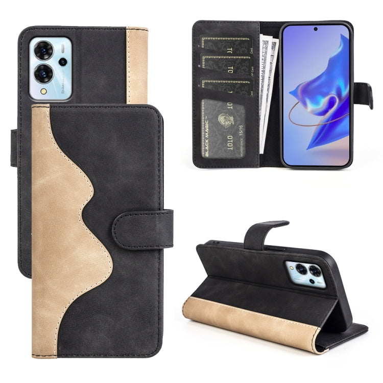 For ZTE Blade V40 Pro Stitching Horizontal Flip Leather Phone Case