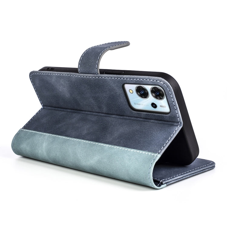 For ZTE Blade V40 Pro Stitching Horizontal Flip Leather Phone Case