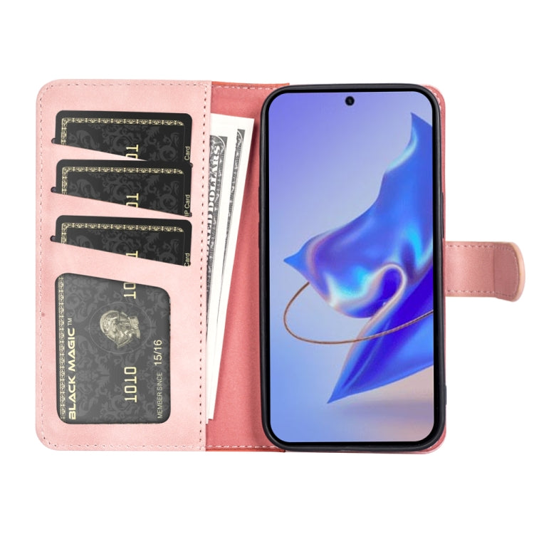 For ZTE Blade V40 Pro Stitching Horizontal Flip Leather Phone Case