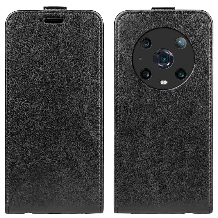 For Honor Magic4 Pro R64 Texture Single Vertical Flip Leather Phone Case