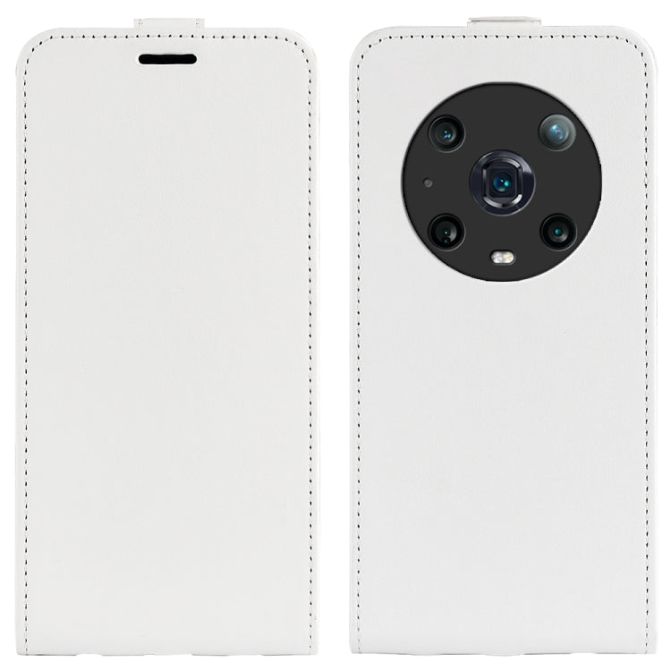 For Honor Magic4 Pro R64 Texture Single Vertical Flip Leather Phone Case