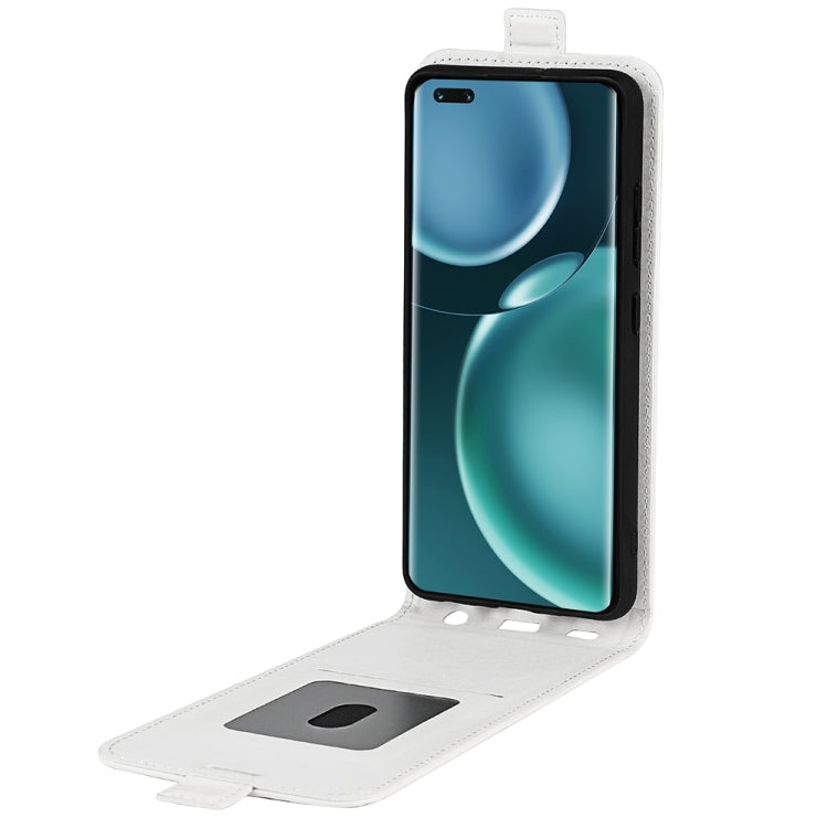 For Honor Magic4 Pro R64 Texture Single Vertical Flip Leather Phone Case