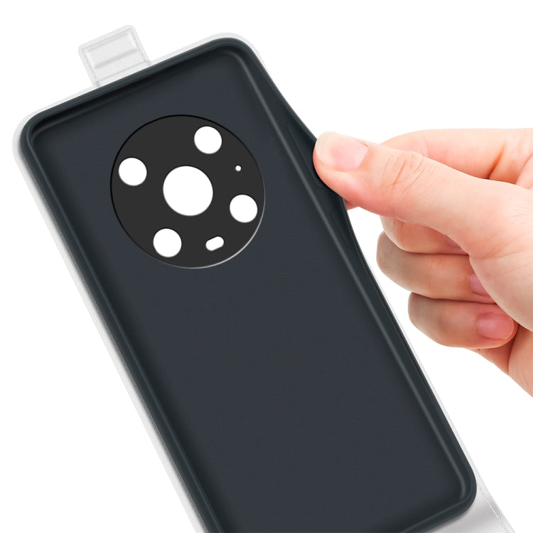 For Honor Magic4 Pro R64 Texture Single Vertical Flip Leather Phone Case