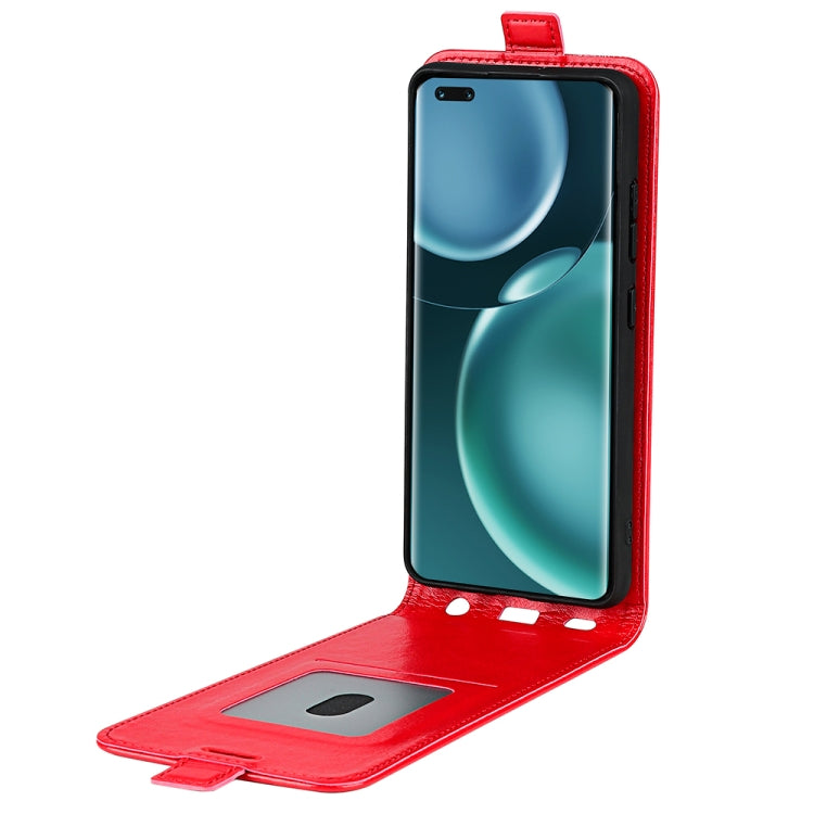 For Honor Magic4 Pro R64 Texture Single Vertical Flip Leather Phone Case