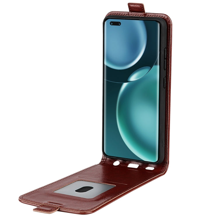 For Honor Magic4 Pro R64 Texture Single Vertical Flip Leather Phone Case