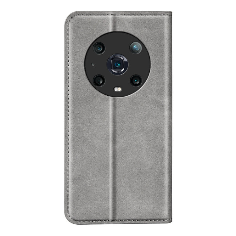 For Honor Magic4 Pro Retro-skin Magnetic Suction Leather Phone Case