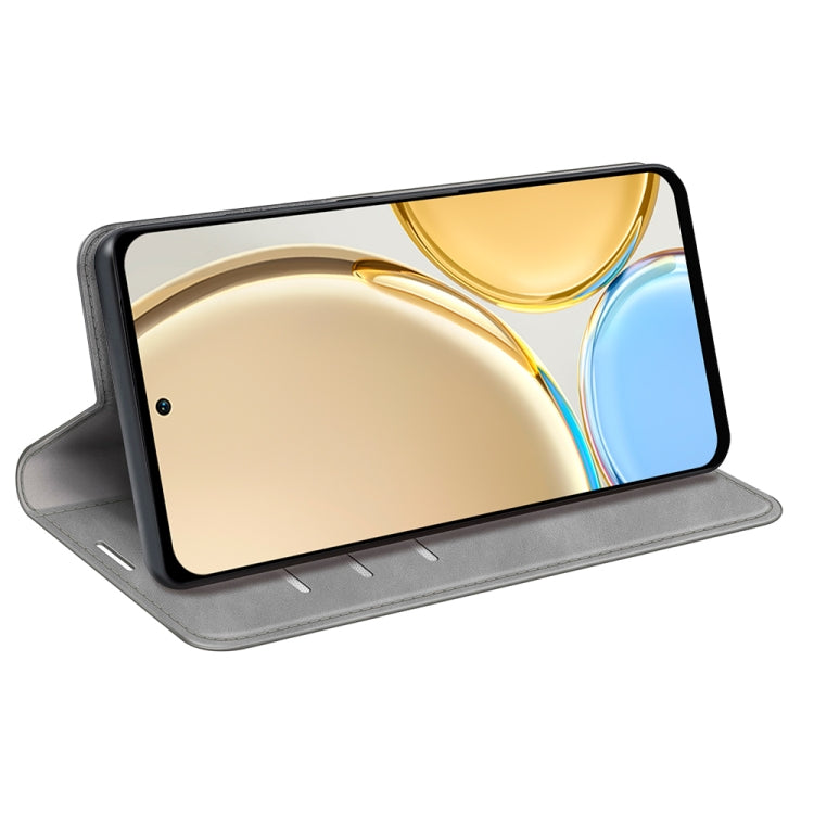 For Honor Magic4 Pro Retro-skin Magnetic Suction Leather Phone Case