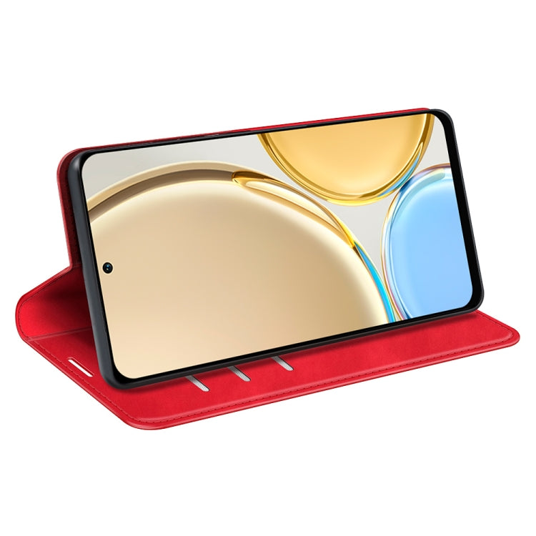 For Honor Magic4 Pro Retro-skin Magnetic Suction Leather Phone Case