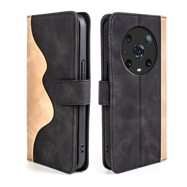 For Honor Magic4 Pro Stitching Horizontal Flip Leather Phone Case