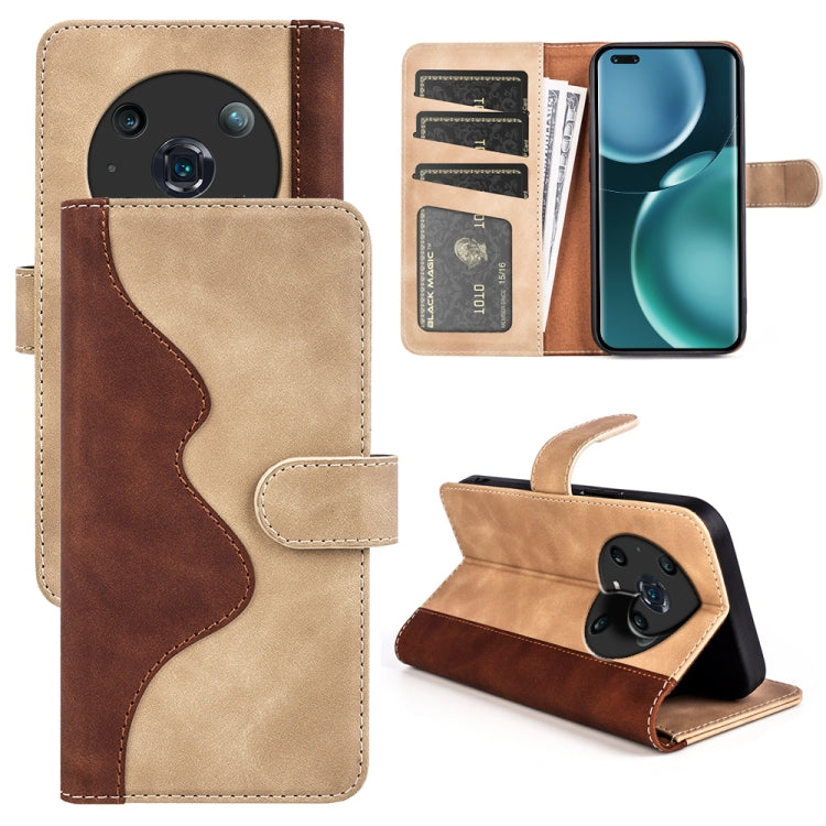 For Honor Magic4 Pro Stitching Horizontal Flip Leather Phone Case