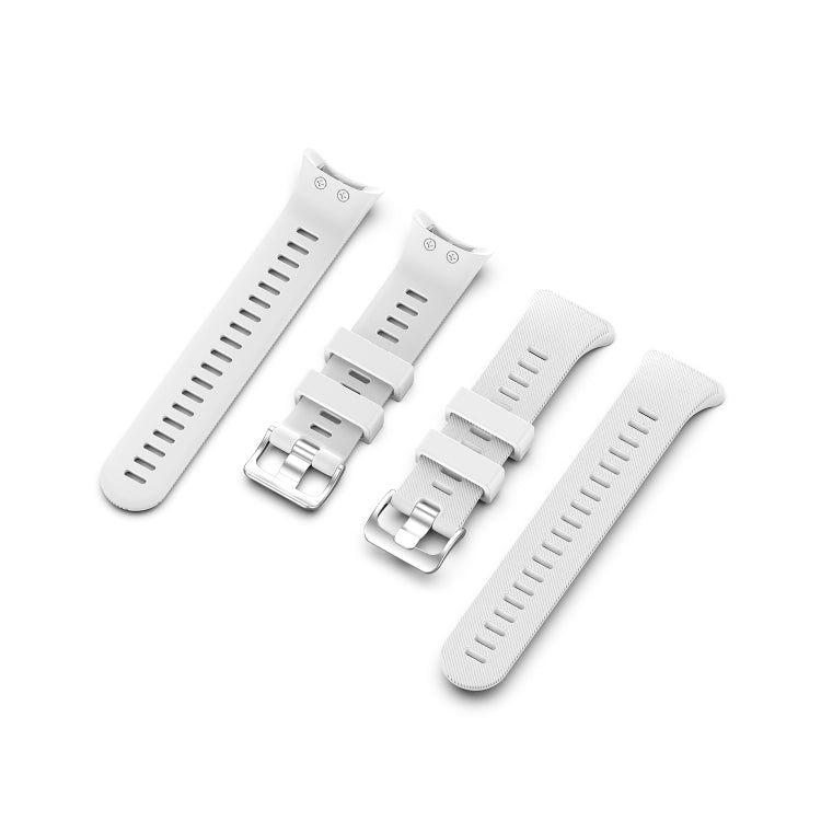 For Garmin Forerunner 45 / Forerunner 45S Universal Twill Solid Color Silicone Watch Band