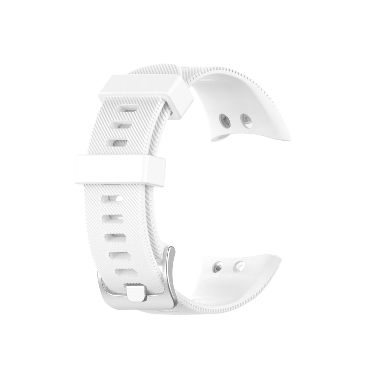 For Garmin Forerunner 45 / Forerunner 45S Universal Twill Solid Color Silicone Watch Band