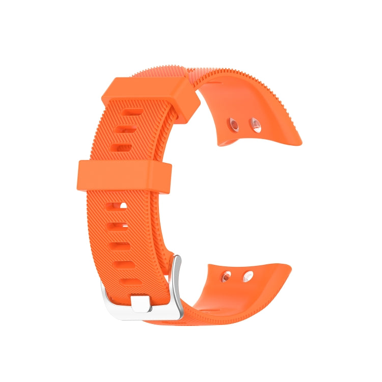For Garmin Forerunner 45 / Forerunner 45S Universal Twill Solid Color Silicone Watch Band