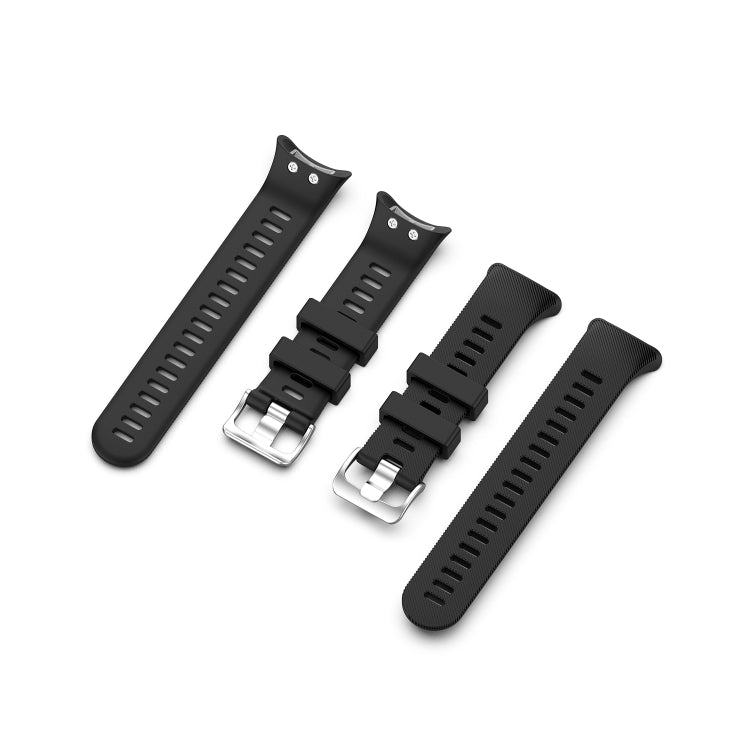 For Garmin Forerunner 45 / Forerunner 45S Universal Twill Solid Color Silicone Watch Band