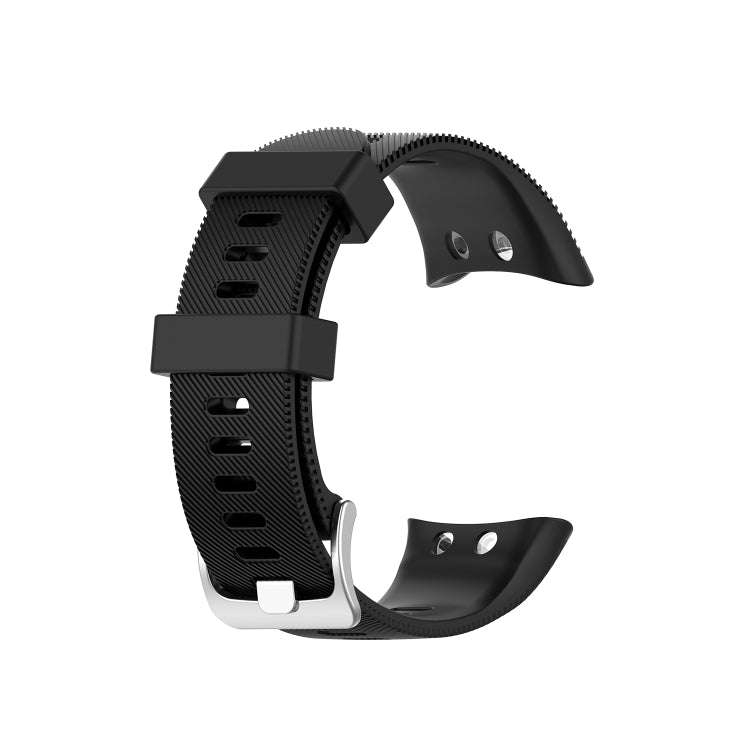 For Garmin Forerunner 45 / Forerunner 45S Universal Twill Solid Color Silicone Watch Band