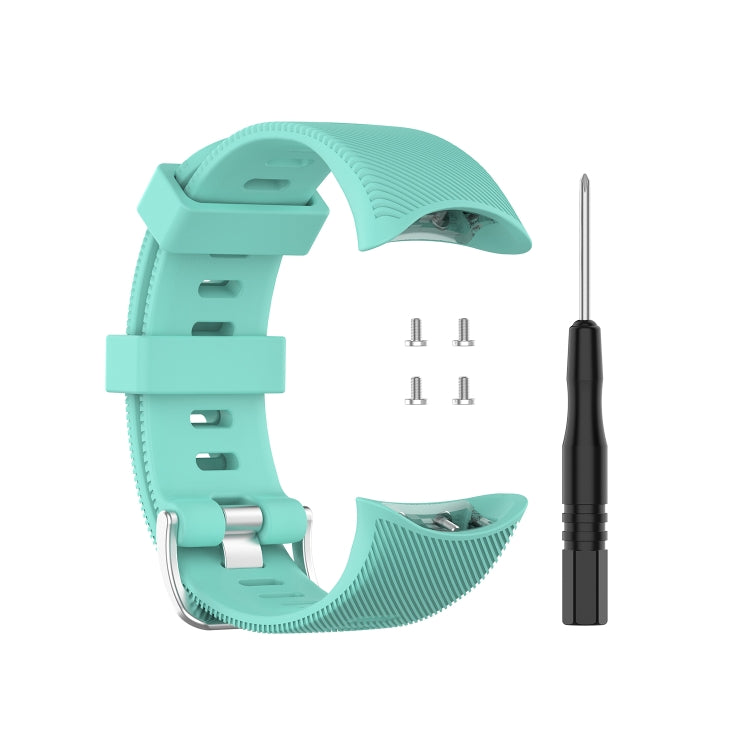 For Garmin Forerunner 45 / Forerunner 45S Universal Twill Solid Color Silicone Watch Band