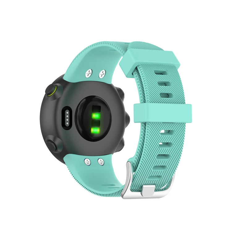 For Garmin Forerunner 45 / Forerunner 45S Universal Twill Solid Color Silicone Watch Band