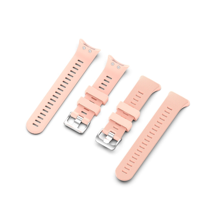 For Garmin Forerunner 45 / Forerunner 45S Universal Twill Solid Color Silicone Watch Band