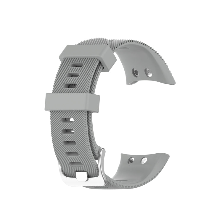 For Garmin Forerunner 45 / Forerunner 45S Universal Twill Solid Color Silicone Watch Band