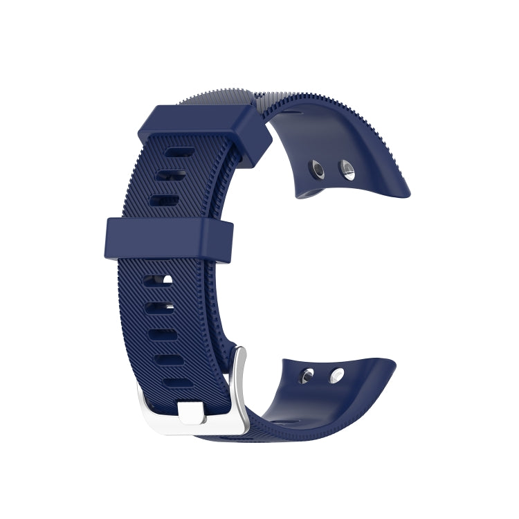 For Garmin Forerunner 45 / Forerunner 45S Universal Twill Solid Color Silicone Watch Band