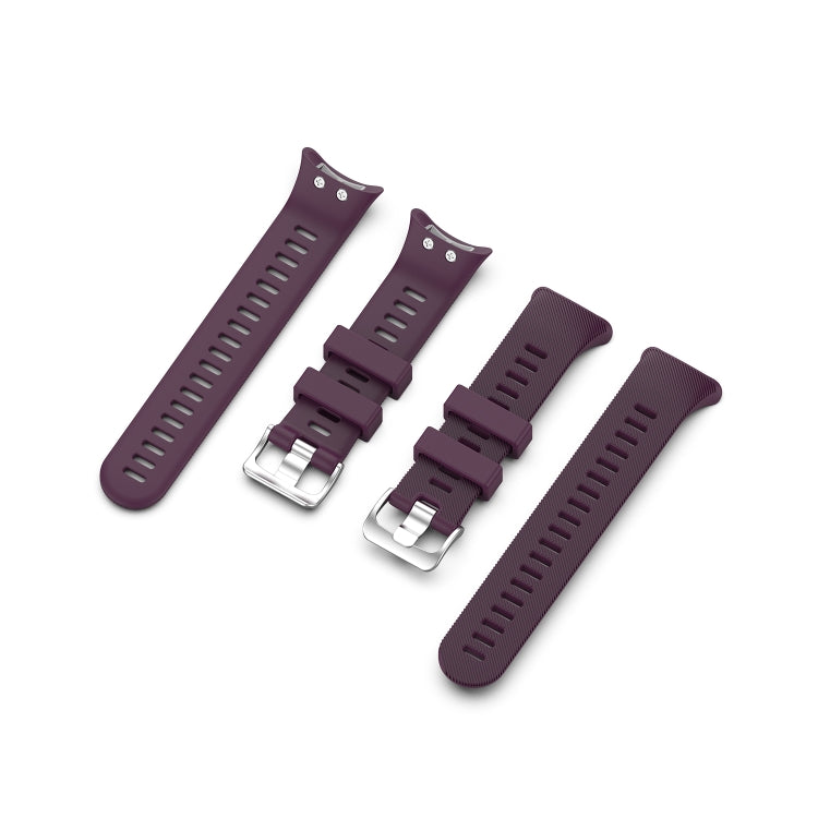 For Garmin Forerunner 45 / Forerunner 45S Universal Twill Solid Color Silicone Watch Band
