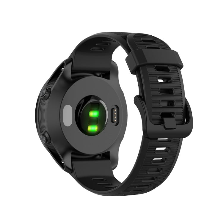 For Garmin Forerunner945 / fenix5 Plus / Approach S60 Monochrome Silicone Watch Band