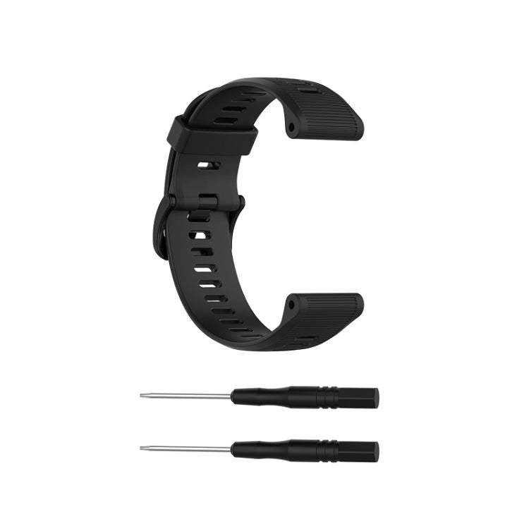 For Garmin Forerunner945 / fenix5 Plus / Approach S60 Monochrome Silicone Watch Band