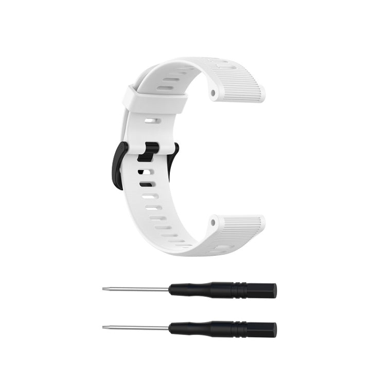 For Garmin Forerunner945 / fenix5 Plus / Approach S60 Monochrome Silicone Watch Band